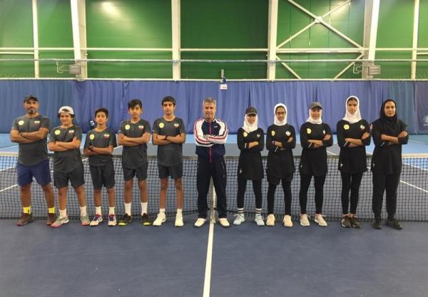 تنیسورهای نوجوان ایرانی روی نوار پیروزی