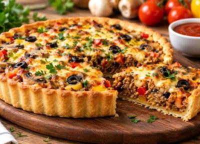 طرز تهیه تارت گوشت مرحله به مرحله با همه نکات و ترفندها